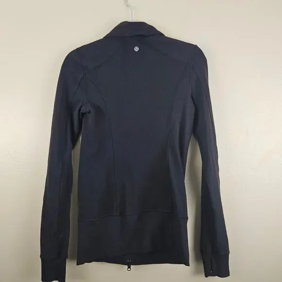 Lululemon Define Black Full Zip Jacket Size 6 - Picture 2 of 6